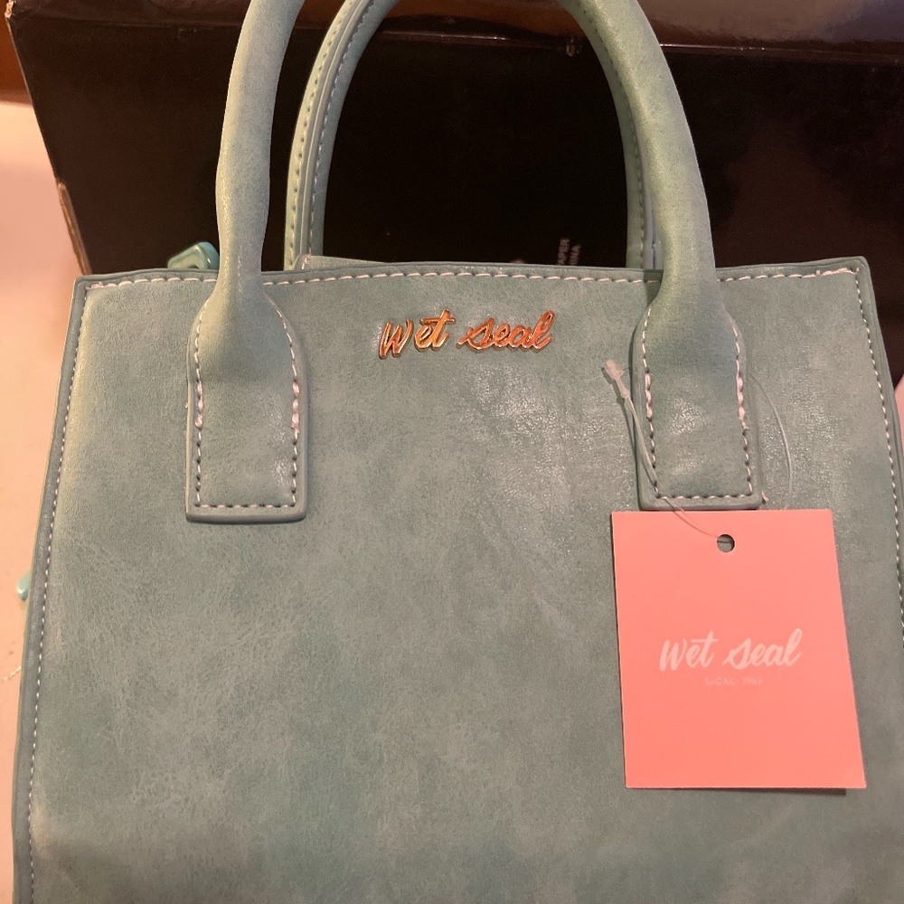 Teal Hand Bag from Wet Seal